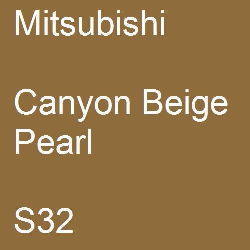 Mitsubishi, Canyon Beige Pearl, S32.